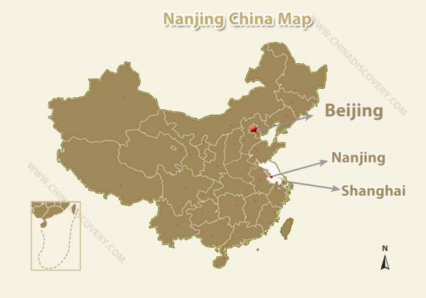 Nanjing China Map